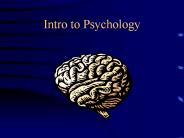 PPT – PSYCHOLOGY General Psychology PowerPoint presentation | free to ...