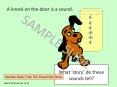 A knock on the door is a sound. PowerPoint PPT Presentation