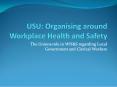 USU: Organising around Workplace Health and Safety PowerPoint PPT Presentation