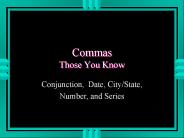 Commas%20Those%20You%20Know