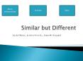 Similar%20but%20Different PowerPoint PPT Presentation
