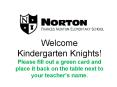 Welcome Kindergarten Knights! Please fill out a green card and place it back on the table next to your teacher PowerPoint PPT Presentation