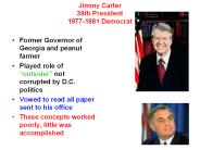 Jimmy Carter 39th President 1977-1981 Democrat
