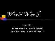 World War I