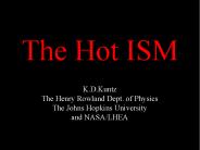 The Hot ISM
