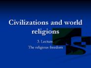 Civilizations and world religions