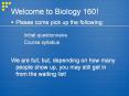Welcome%20to%20Biology%20160! PowerPoint PPT Presentation
