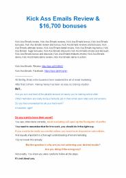 Kick Ass Email  review & SECRETS bonus