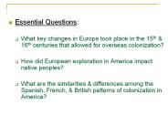 Essential Questions: