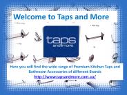 Tapwares and Bathroom Accessories