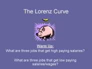 The Lorenz Curve