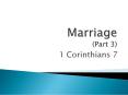 Marriage (Part 3) PowerPoint PPT Presentation