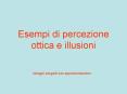 Esempi di percezione ottica e illusioni PowerPoint PPT Presentation