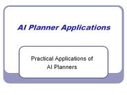 AI Planner Applications