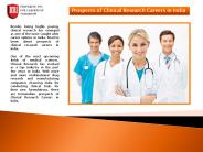 Clinical Research Careers, PhD in Clinical Research