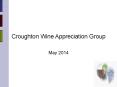 Croughton Wine Appreciation Group PowerPoint PPT Presentation