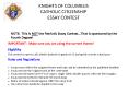 KNIGHTS OF COLUMBUS CATHOLIC CITIZENSHIP ESSAY CONTEST PowerPoint PPT Presentation