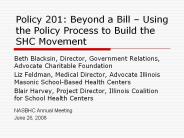 Policy 201: Beyond a Bill 