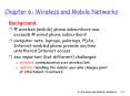 Chapter 6: Wireless and Mobile Networks PowerPoint PPT Presentation