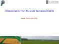 Illinois Center for Wireless Systems (ICWS) PowerPoint PPT Presentation