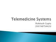 Telemedicine Systems