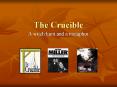 The Crucible PowerPoint PPT Presentation