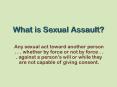 What is Sexual Assault? PowerPoint PPT Presentation