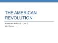 The%20American%20Revolution PowerPoint PPT Presentation