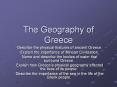 The Geography of Greece PowerPoint PPT Presentation