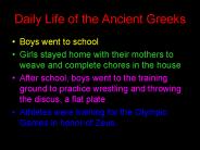 Daily Life of the Ancient Greeks