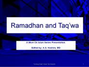 Ramadhan and Taq