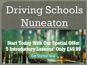 Driving Schools Nuneaton (1)