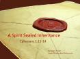 A Spirit Sealed Inheritance PowerPoint PPT Presentation