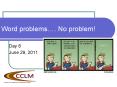 Word problems PowerPoint PPT Presentation