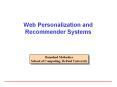 Web%20Personalization%20and%20Recommender%20Systems PowerPoint PPT Presentation