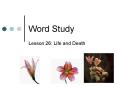 Word Study PowerPoint PPT Presentation
