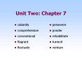 Unit Two: Chapter 7 PowerPoint PPT Presentation
