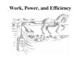 Work, Power, and Efficiency PowerPoint PPT Presentation