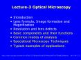 Lecture-3%20Optical%20Microscopy PowerPoint PPT Presentation