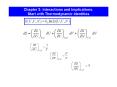 Chapter 3: Interactions and Implications. Start with Thermodynamic Identities PowerPoint PPT Presentation