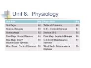 Unit 8: Physiology