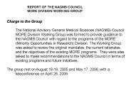 REPORT OF THE NAGMS COUNCIL