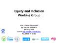 Equity and Inclusion Working Group PowerPoint PPT Presentation