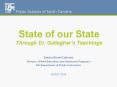 State of our State Through Dr. Gallagher PowerPoint PPT Presentation