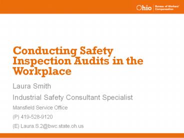 Conducting Safety Inspection Audits in the Workplace