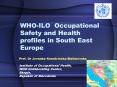 WHO-ILO Occupational Safety and Health  profiles in South East Europe PowerPoint PPT Presentation