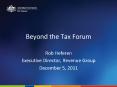 Beyond the Tax Forum PowerPoint PPT Presentation