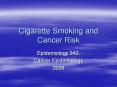 Cigarette%20Smoking%20and%20Cancer%20Risk PowerPoint PPT Presentation