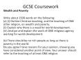 GCSE Coursework PowerPoint PPT Presentation