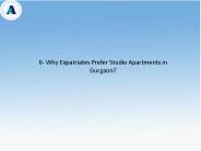 6- Why Expatriates Prefer Studio Apartments in Gurgaon?